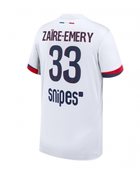 Billige Fotballdrakt Paris Saint-Germain Warren Zaire-Emery #33 Replika Bortedrakt 2025-26 Kortermet Billige Fotballdrakt Paris Saint-Germain Warren Zaire-Emery #33 Replika Bortedrakt 2025-26 Kortermet